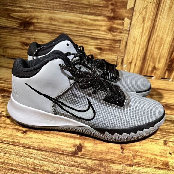 Nike Kyrie Flytrap 4 Wolf Grey White Black Shoes Men’s Size 14 CT1972-002 - Picture 7 of 7